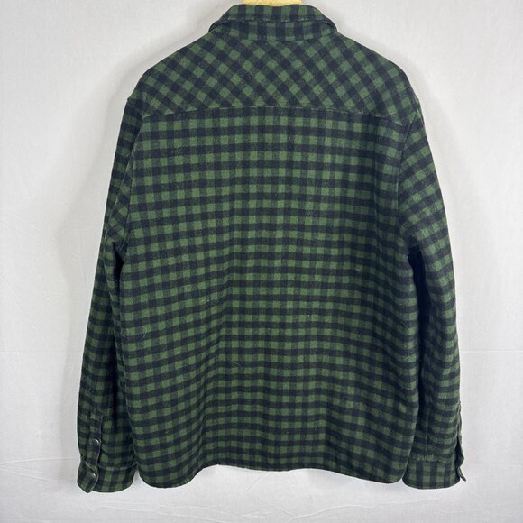 Jay Howell x Lifetime Quilted Plaid Jacket Men’s XL Green Black Shacket - Picture 4 of 8